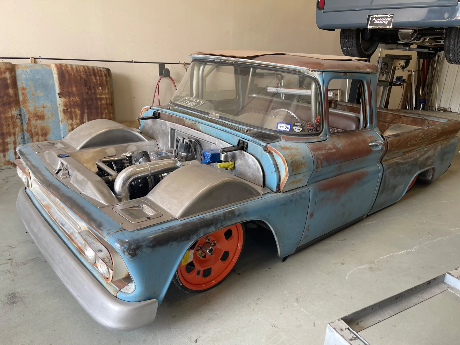 C10 patina body and low stance in the shop