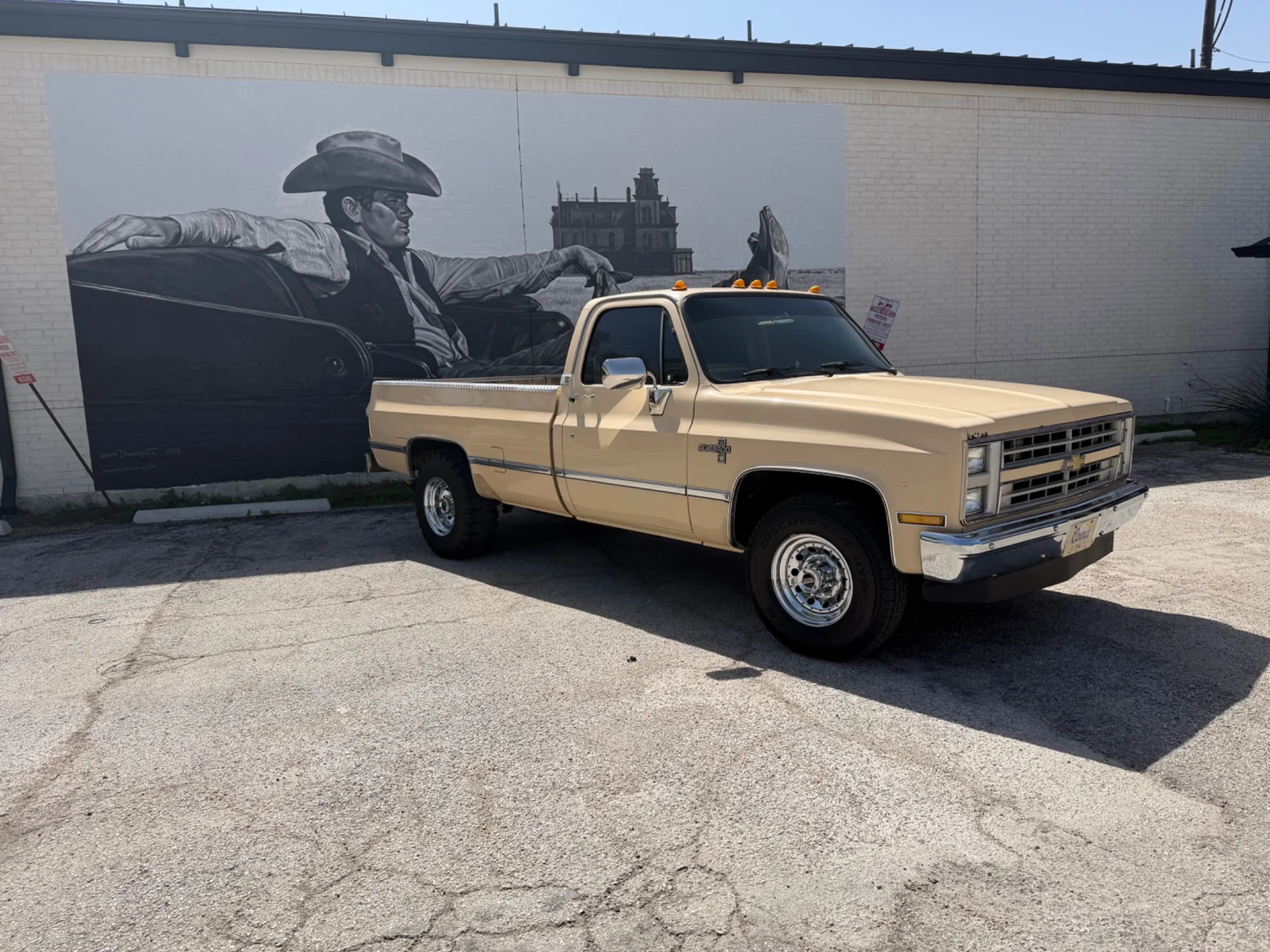 1987 Chevrolet Silverado three-quarter front view